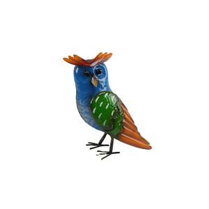 Cacatúa realista pájaro loro estatua de Metal hecho a mano diseño religioso hogar decorativo regalo - Product Image 5