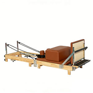 سرير بيلاتس ريفورمر متين من خشب البلوط لتشكيل الجسم، معدات يوغا وبيلاتس من خشب البلوط - Product Image 2