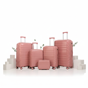Juego <span class=keywords><strong>de</strong></span> Maletas <span class=keywords><strong>de</strong></span> <span class=keywords><strong>Viaje</strong></span> <span class=keywords><strong>de</strong></span> 5 Piezas <span class=keywords><strong>de</strong></span> Gran Capacidad, Material PP, Impermeables, Antirrobo, con Candado <span class=keywords><strong>de</strong></span> Combinación - Product Image 2