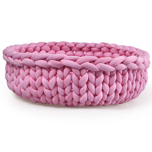 Petstar — lit rond pour animaux de compagnie, 2020, épais, tricoté, <span class=keywords><strong>crochet</strong></span>, grotte pour chat, nid, <span class=keywords><strong>crochet</strong></span> - Product Image 3