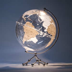 Wellfun Acrylique Planète Globe Lumière Retour À L'école Cadeaux Globe <span class=keywords><strong>Carte</strong></span> Pour <span class=keywords><strong>La</strong></span> Décoration Nouvel An Cadeaux Globe Universel <span class=keywords><strong>Terre</strong></span> - Product Image 5