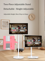 Téléviseur intelligent HD sans fil tout-en-un avec écran tactile rotatif, système d'exploitation Android, écran LCD 32 pouces, écran tactile intelligent