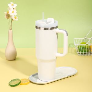 40oz H2.0 Handle Travel <b>Car</b> Tumbler Stainless Vacuum <b>Mug</b> Lid Straw Non-Slip OEM Custom Logo - Product Image 2
