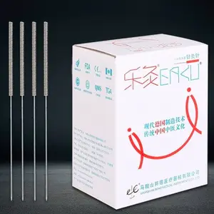 Agulhas de acupuntura descartáveis, agulha de tubo estéril com tecnologia de ponto de acupressão