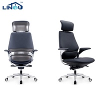 Chaise de bureau professionnelle en cuir, chaise de direction pivotante ergonomique, réglable en hauteur, dossier haut inclinable, pour pause déjeuner, atelier informatique