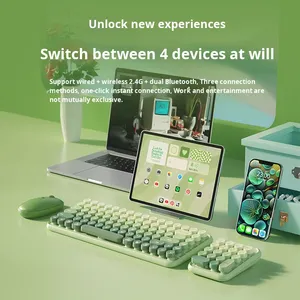 BOW <span class=keywords><strong>sans</strong></span> <span class=keywords><strong>fil</strong></span> à haute valeur pour <span class=keywords><strong>souris</strong></span> à clavier <span class=keywords><strong>numérique</strong></span> Bluetooth pour ordinateur portable exclusif transfrontalier pour les filles - Product Image 2