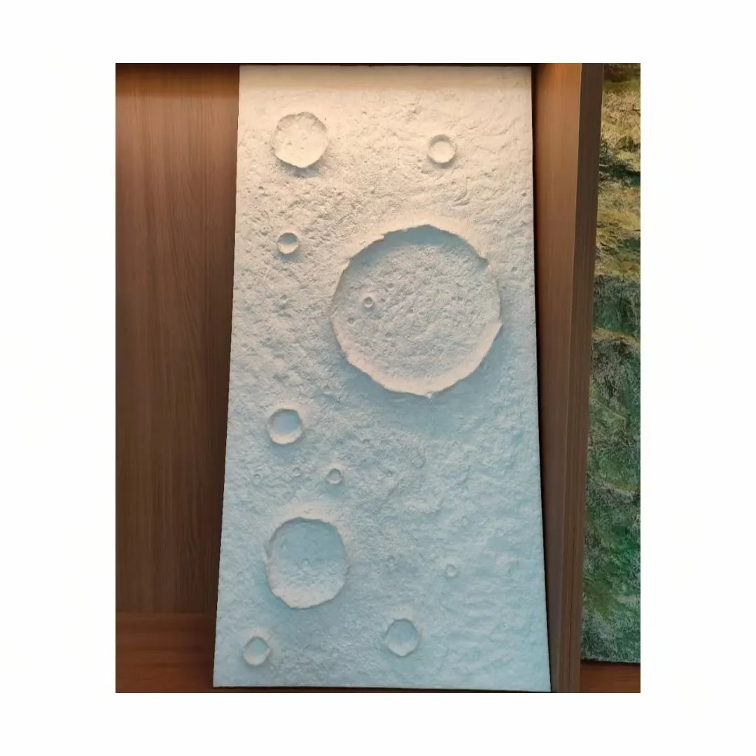 More than 5 years modern art decorative PU moon stone panel outdoor and indoor cultured PU faux stone panel