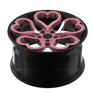 Jantes en aluminium forgé 6061-T6 Speedmega Monoblock 19 pouces noir rose personnalisées 5x120 5x112 pour Premium 3.0 2020 - Product Image 4