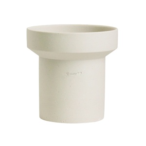 Su misura a forma di camino in ceramica vaso di fiori per la decorazione di casa giardino piccolo piatto rotondo succulento con Design dal vivo per uso esterno Desktop - Product Image 1