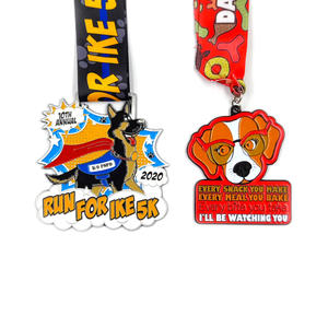 Medalla <span class=keywords><strong>de</strong></span> metal deportiva para correr <span class=keywords><strong>de</strong></span> 5k, medalla <span class=keywords><strong>de</strong></span> carreras <span class=keywords><strong>de</strong></span> <span class=keywords><strong>cachorros</strong></span>, Trofeo y Medalla <span class=keywords><strong>de</strong></span> maratón personalizado en blanco, venta al por mayor - Product Image 2