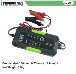 Chargeur de <span class=keywords><strong>batterie</strong></span> entièrement automatique, entretien, désulfatation, 12V, chargeur intelligent à impulsions, réparation, chargeur de <span class=keywords><strong>moto</strong></span> électrique - Product Image 4