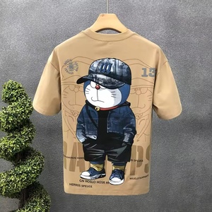 Camiseta de Manga Corta de Algodón 100% de Alta Calidad, Lavada al Ácido, con Estampado Fotográfico Vintage, Talla Grande, Colores Personalizados - Product Image 6