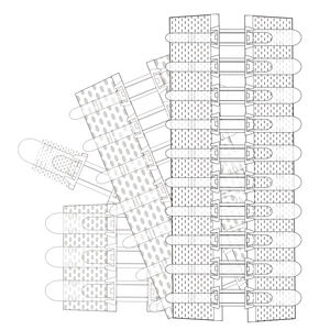 Tiras Adhesivas para Cierre de Heridas con Cierre de Seguridad, Desechables Médicos Hospitalarios para un Cierre de Heridas Eficaz - Product Image 5