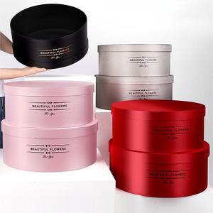 豪華な<span class=keywords><strong>2</strong></span>ピース/セットシルク生地ビッグサイズフラワーボックス真珠表面ギフトボックスバレンタインデーギフト包装材料 - Product Image 4