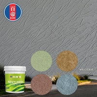 Pintura Texturizada Impermeable a Base de Acrílico, Revestimiento Líquido para Paredes Exteriores