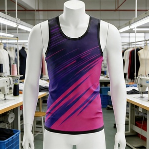 Yingtenidi Custom Marathon Running Tank Top Custom Seamless Running <b>Singlet</b> Quick Dry Fabric High End <b>Men's</b> Running <b>Singlet</b> - Product Image 2
