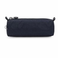 Pochette de voyage cylindrique en nylon personnalisable avec logo, trousse de maquillage portable, étui de rangement zippé pour pinceaux et articles de toilette