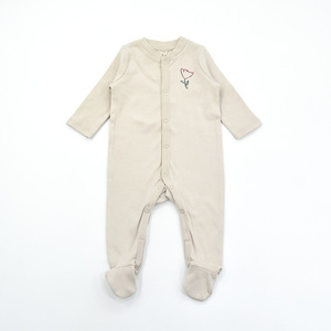 Mono de Manga Larga para Bebé Recién Nacido, Primavera y Otoño, Mono de Algodón con Pies para Bebé Niño y Niña - Product Image 4