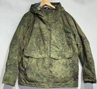 Ensemble de veste tactique pour hommes, réfléchissant la chaleur, camouflage, polyester/coton, imperméable, respirant, chaud, pour l'hiver (-20°C)