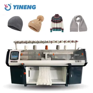 New model Factory Supplying High Speed Knitting Machine For Rib Collar And Scarf flat knit /Textile machinery