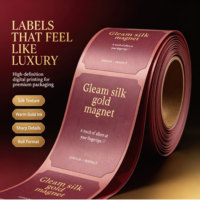 Étiquette autocollante personnalisée pour parfum, boîte pliante en carton couleur pour emballage cadeau de flacon cosmétique