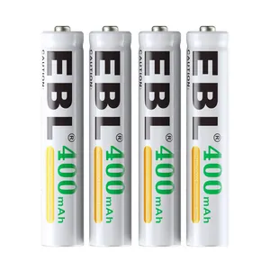 400mAh AAAA Batteries Wholesale 1.2V Nimh Rechargeable Battery Packs Battery