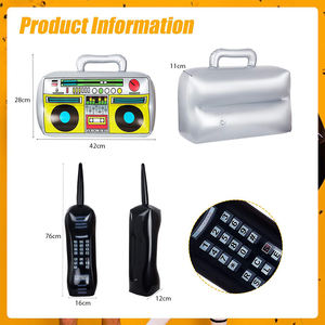 Decorazione per Festa a Tema Anni '90 Nicro, Sfondo per Foto con Telefono Cellulare e Radio, Decorazione per <span class=keywords><strong>Compleanno</strong></span> - Product Image 3