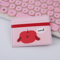Dompet Kartu Kulit PU Multi-Warna Grosir Kapasitas Besar Poliester Dompet Kartu Kartun Personalisasi Tempat Kartu Multi-Kartu