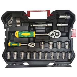 Juego de caja de llave inglesa para herramientas de reparación de automóviles 125, artículos completos de uso doméstico con estuche rígido, ampliamente utilizado, OEM, personalizable, alimentado a mano - Product Image 3