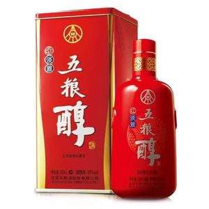 Wuliangchun Red Elegant Liquor, 50%vol Nongxiang Strong Aroma <span class=keywords><strong>Baijiu</strong></span>, Bouteille de 500ml pour les importateurs d'<span class=keywords><strong>alcool</strong></span> asiatiques - Product Image 2