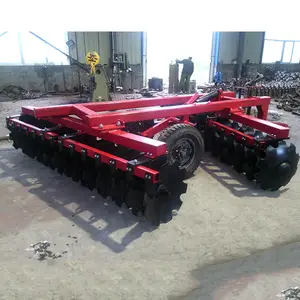 Kubota offset hidráulico leve heavy duty farm disk 16 disc harrow tractor arado preço 14 28 48 agrícola implementar equipar