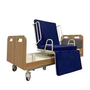 Cama eléctrica de enfermería Nakatomi YK-E312 azul oscuro para pacientes mayores paralizados, cama de hospital - Product Image 1