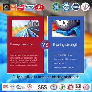 Asiento de Estadio de Plástico de Alta Calidad para Exteriores, para <span class=keywords><strong>Tenis</strong></span>, Fútbol, Baloncesto, Gimnasio y Canchas Deportivas, con Diseño Único de Asientos en Fila - Product Image 6