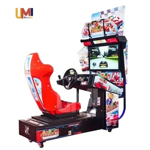 Giải trí đua xe điện tử Arcade máy 3D Sim đua tốc độ cao lái xe đua giả lập hiển thị toàn cảnh kim loại nhựa - Product Image 5