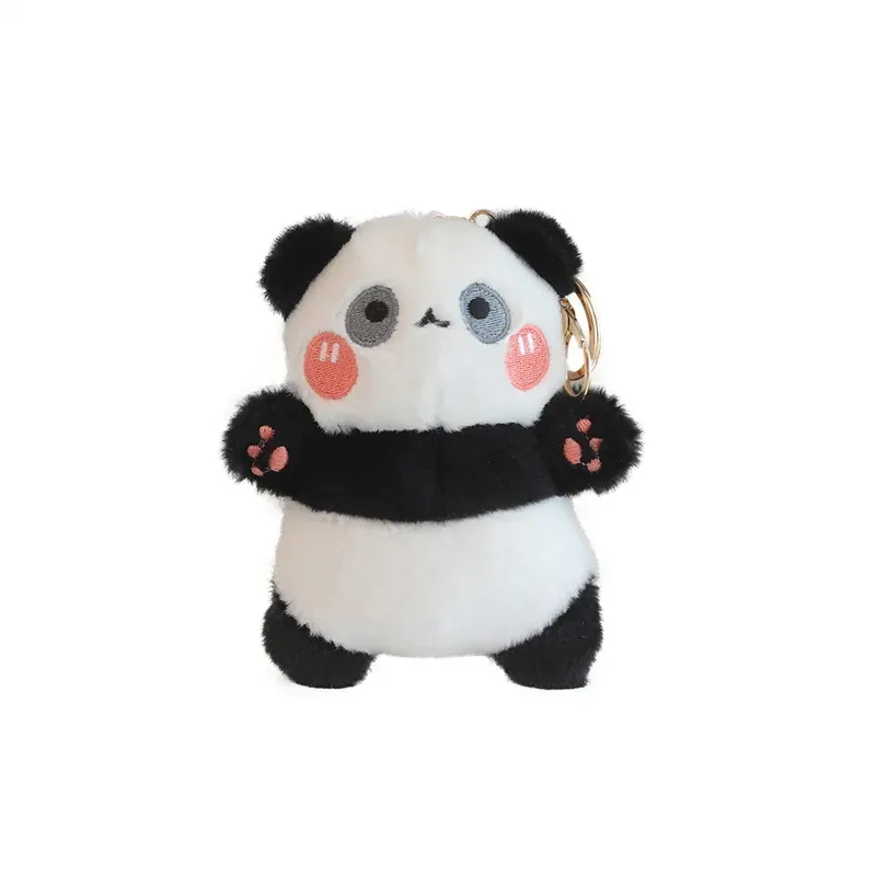 13CM Cute Plush toy Bear Keychain Small Bear Doll soft stuffed Bag Pendants Toys Soft animal toy