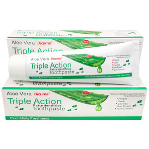 Soins bucco-dentaires sur mesure Dentifrices blanchissants pour les dents Blanchiment des dents biologique Ajoutez votre logo Dentifrice à l'aloe vera - Product Image 1