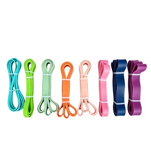 Bandes de résistance élastiques Maicha multicolores en TPE, haute élasticité, pour exercices de fitness, yoga, étirements et renforcement musculaire - Product Image 1