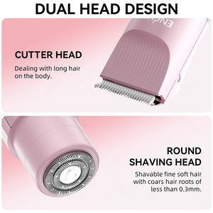 Depiladora Eléctrica 2 en 1 de Doble Cabezal, Mini Depiladora <span class=keywords><strong>para</strong></span> Cuerpo, Zonas Sensibles, <span class=keywords><strong>Vello</strong></span> Facial, Máquina Recortadora <span class=keywords><strong>para</strong></span> Mujeres - Product Image 2