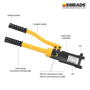 Tang hidrolik YQK-300, profesional, Kit alat pengeriting untuk konstruksi komunikasi daya dan pemeliharaan <span class=keywords><strong>Terminal</strong></span> kawat kabel - Product Image 3