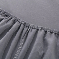 Drap-housse de mise à la terre Queen en coton avec 5% de fibres d'argent, 180 pouces, pour matelas, respirant et antistatique