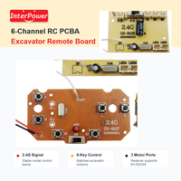 Carte de contrôle PCBA 6 canaux pour voiture RC, carte mère de véhicule télécommandé 2.4G sans fil multi-actions pour drift et escalade OEM ODM
