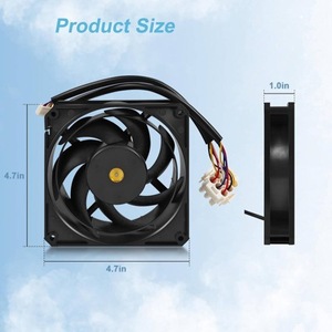 Ge <b>Refrigerator</b> Fan Motor Wr60x10358 13.6V Dc Replacement For Repair - Product Image 2