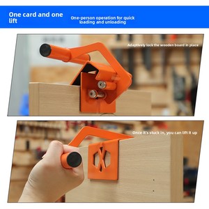 <span class=keywords><strong>Pince</strong></span> de levage robuste en acier inoxydable, <span class=keywords><strong>pince</strong></span> de manutention pour grands panneaux, outils à main à mâchoires auto-ajustables pour le bois, la pierre et les carreaux - Product Image 2