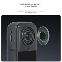 Kit d'objectifs de remplacement Insta360 X5, accessoires d'objectifs détachables en silicone, anti-poussière pour caméra d'action 360