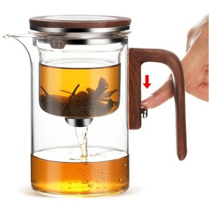 Selección de té, separación de flujo magnético sin varilla de vidrio, filtro de una tecla, resistente al calor de succión taza de té, tetera - Product Image 2