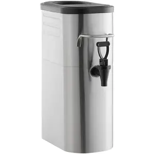 2 3 4 5 Gallons Slim Insulated Commercial Stainless Steel Drinks Dispenser Water Tea Beverage Coffee Juice Dispenser