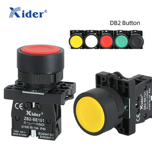 Control de circuitos eléctricos planos Xider de 22mm, interruptor de botón pulsador, retorno por resorte - Product Image 2