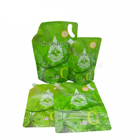 Sacs d'emballage en plastique avec impression personnalisée 1L 3L pour détergent à lessive liquide savon avec bec verseur