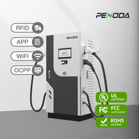DC Three Guns 120KW Fast EV Poste de carga Nueva condición Estación de carga de automóvil montada en el piso para programas de autobuses eléctricos y camiones
