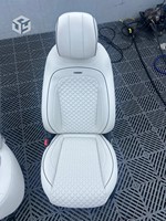 Housses de siège auto en cuir de luxe sur mesure pour Mercedes Benz W204/W205/W211 & Land Cruiser/Golf - Toutes saisons - Garantie de 2 ans